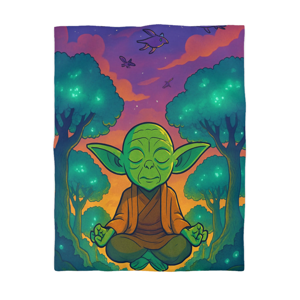 Housse de Couette Microfibre Motif Créatif Original Style Contemporain Chambre Élégante