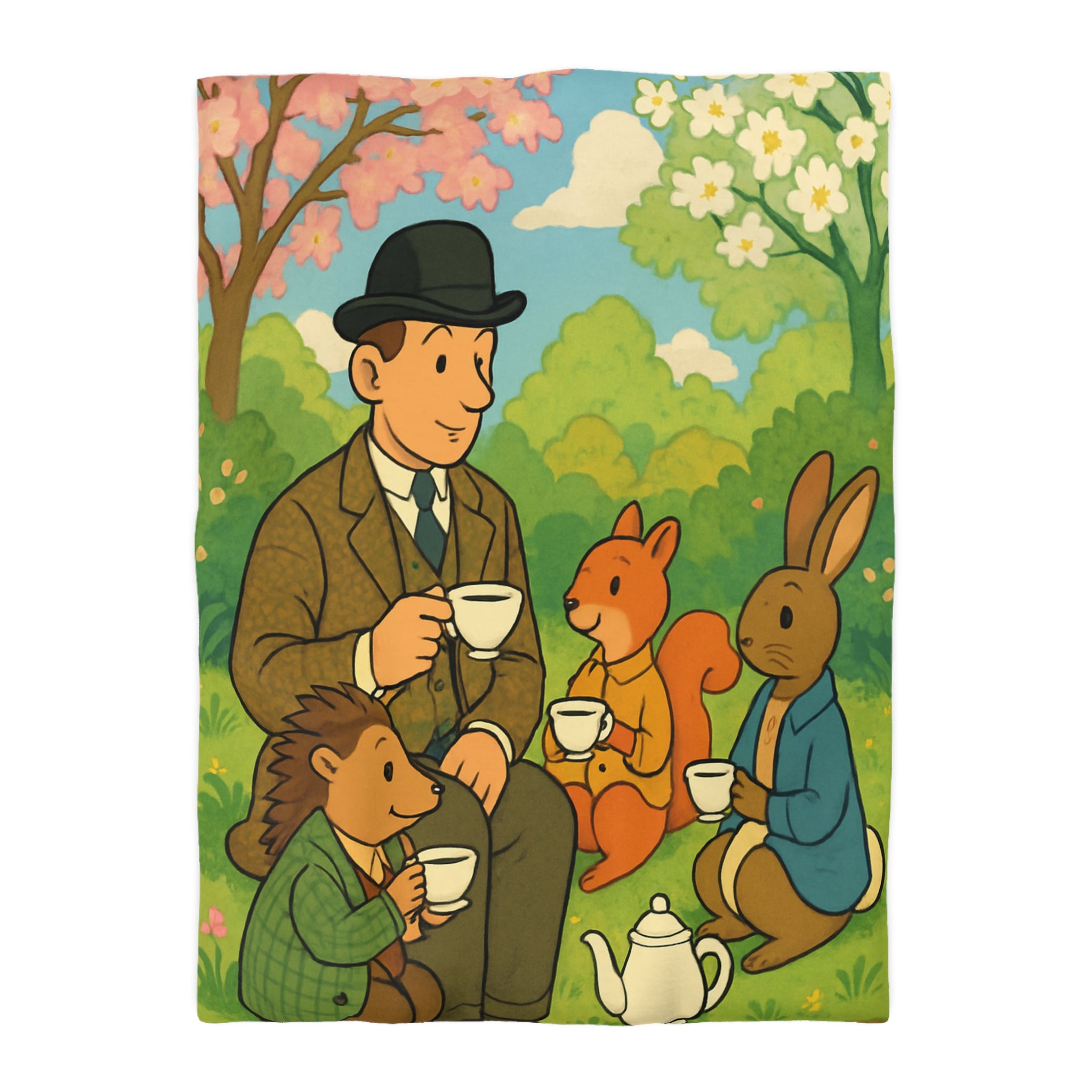 Housse de Couette Microfibre Design Artistique Moderne Décoration Chambre Confort Premium