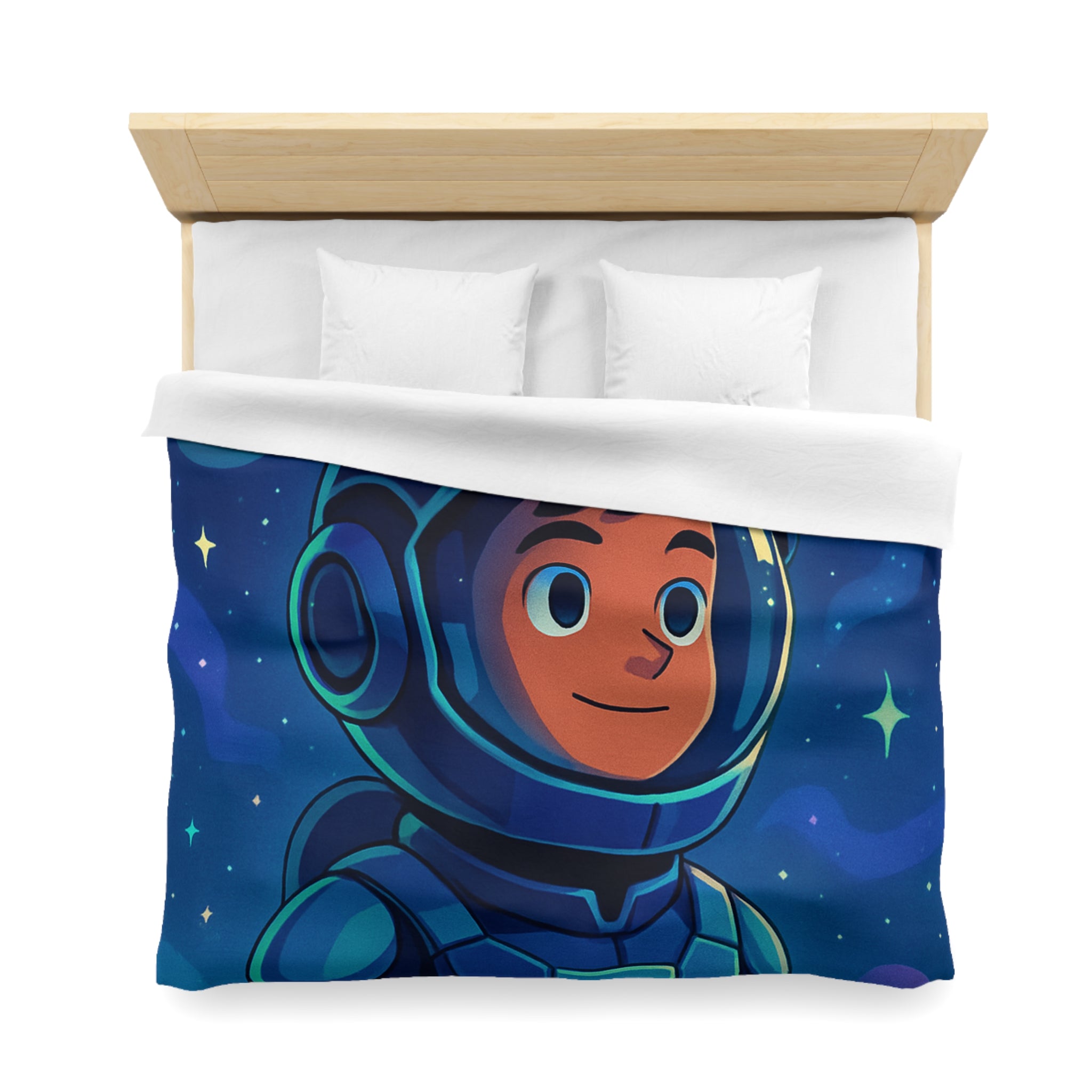 Housse de Couette Microfibre Illustration Unique Design Moderne Décoration Intérieure Raffinée