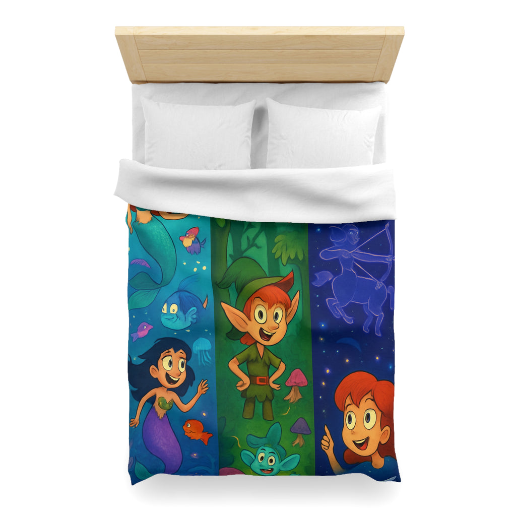 Housse de Couette Microfibre Création Artistique Moderne Design Exclusif Décoration Chambre