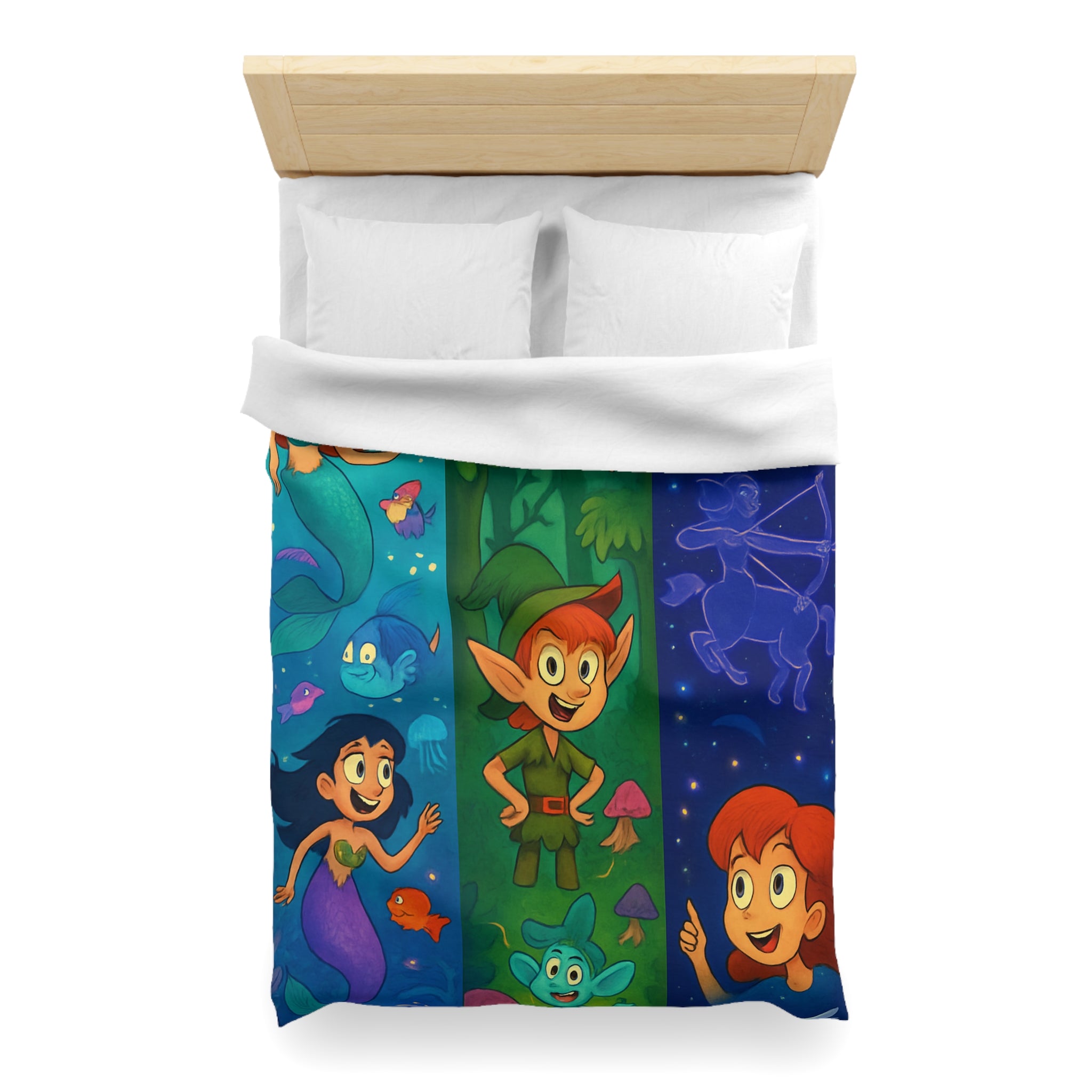 Housse de Couette Microfibre Création Artistique Moderne Design Exclusif Décoration Chambre