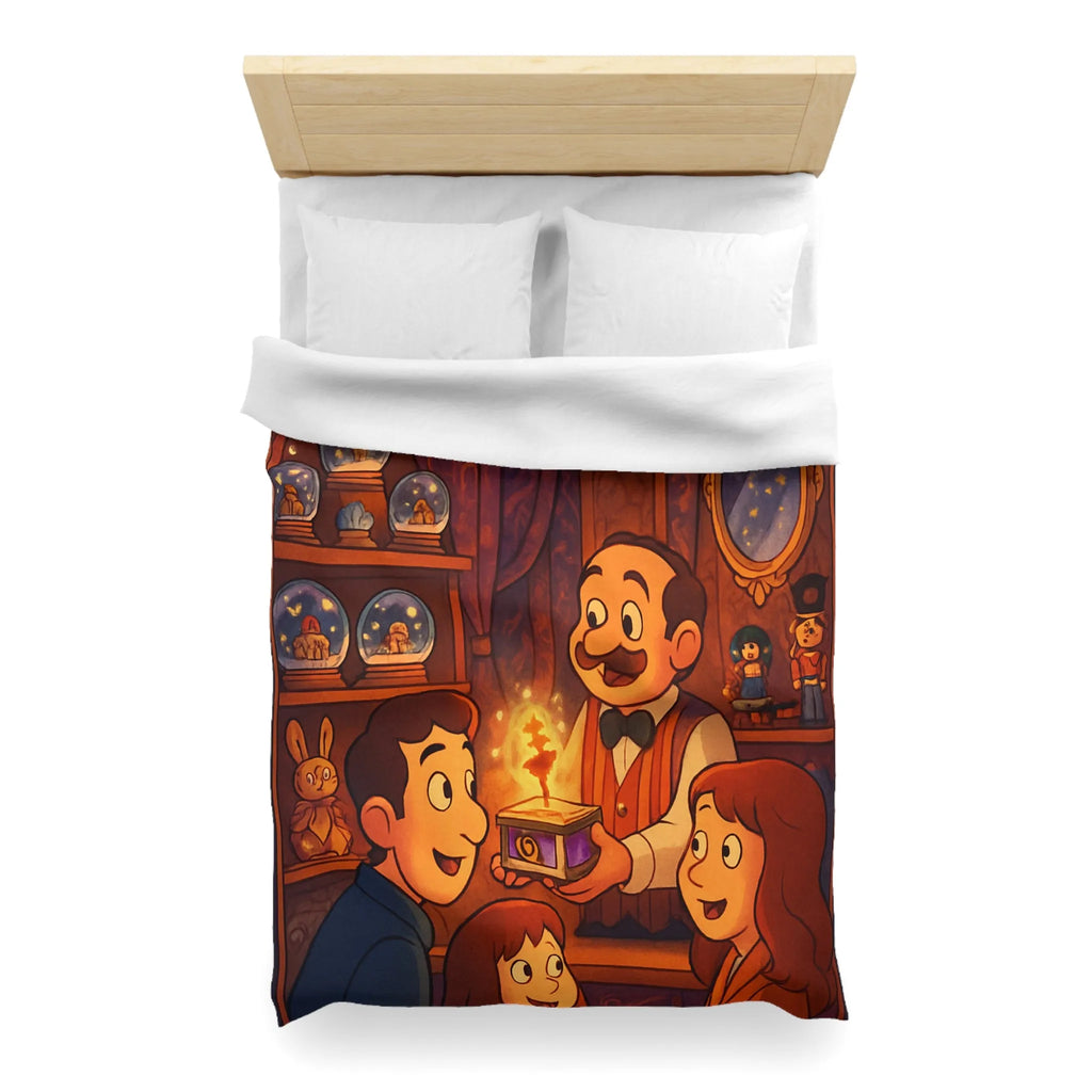 Housse de Couette Microfibre Art Graphique Contemporain Style Décoratif Chambre Tendance