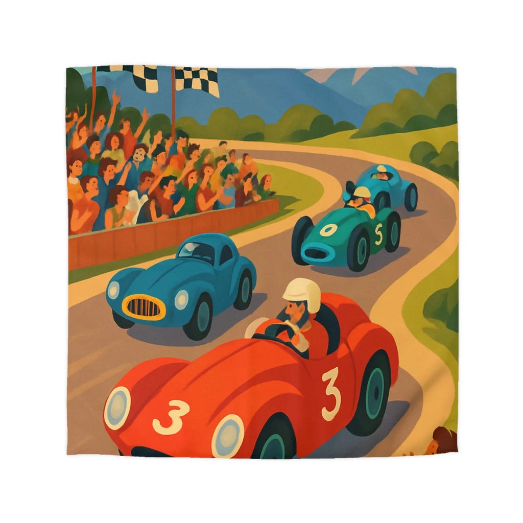 Housse de Couette Microfibre Art Graphique Contemporain Style Décoratif Chambre Tendance