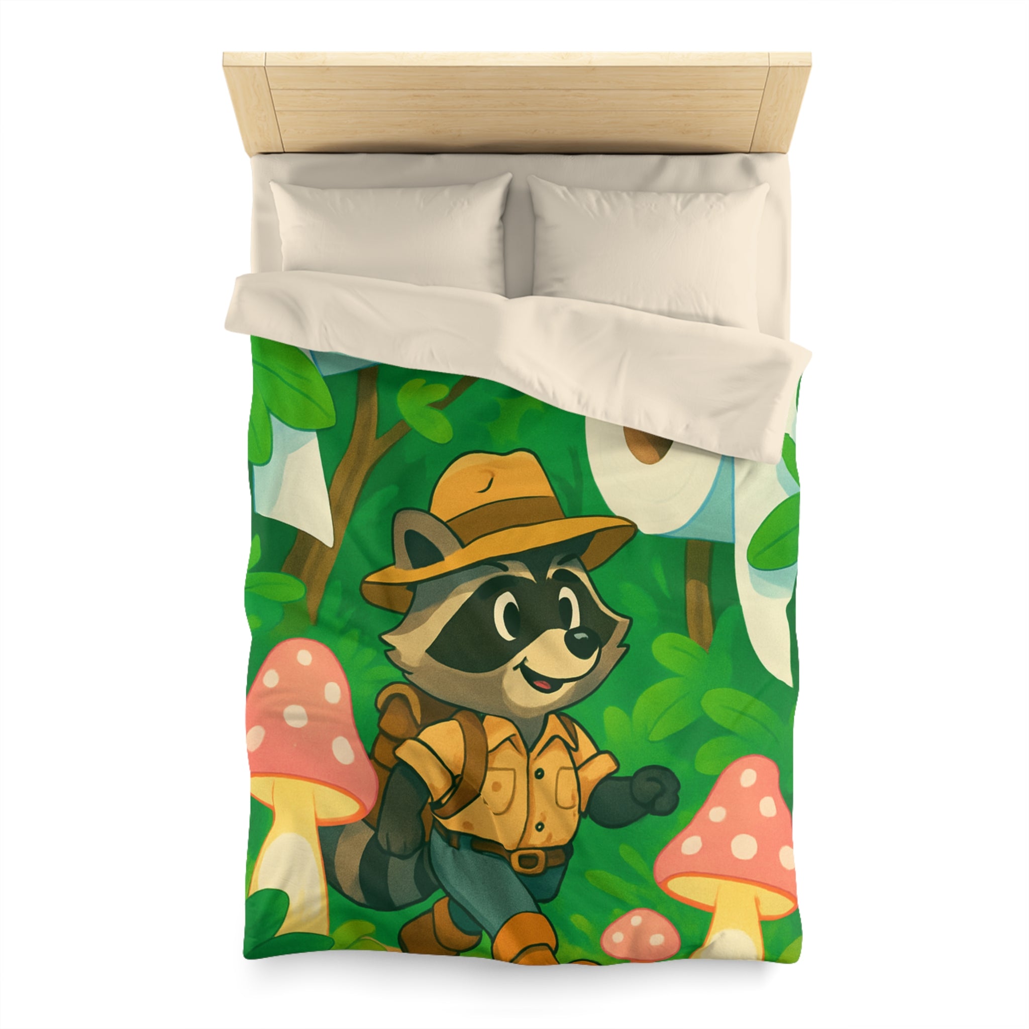 Housse de Couette Microfibre Motif Créatif Original Style Contemporain Chambre Élégante