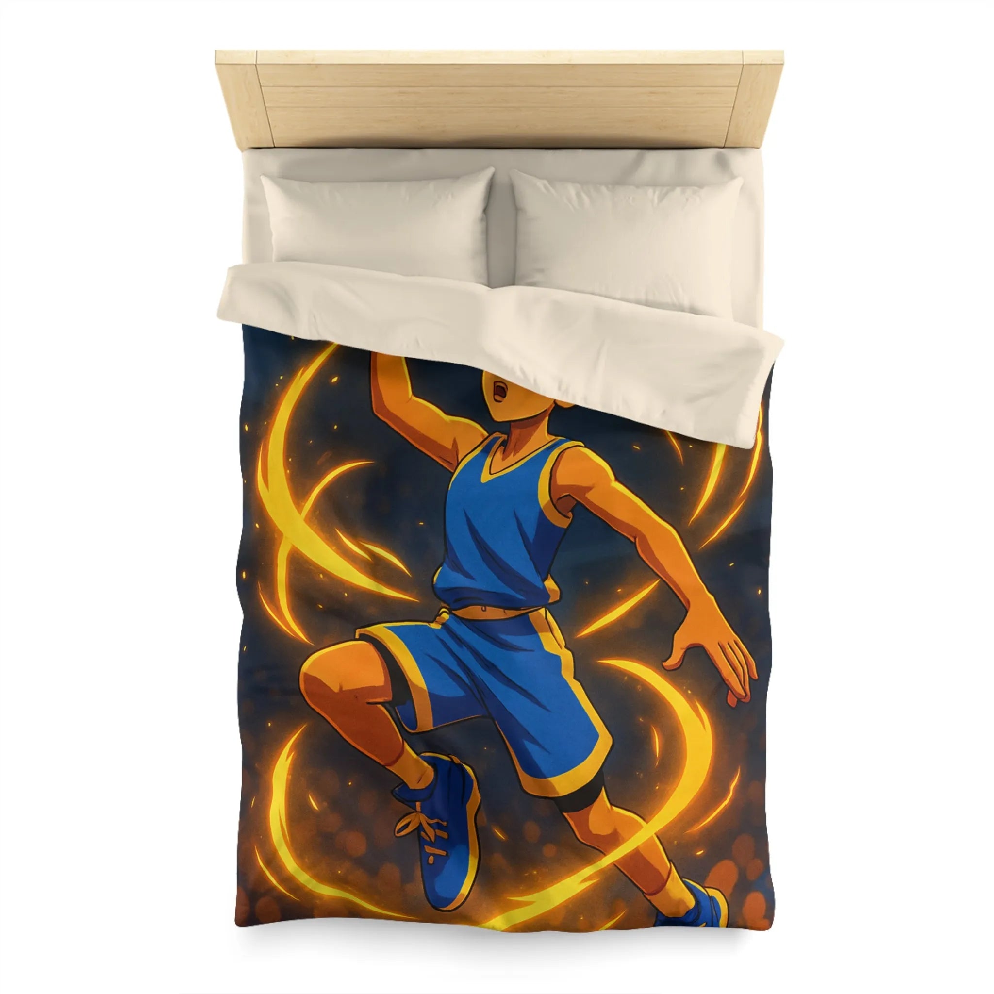 Housse de Couette Microfibre Art Graphique Contemporain Style Décoratif Chambre Tendance