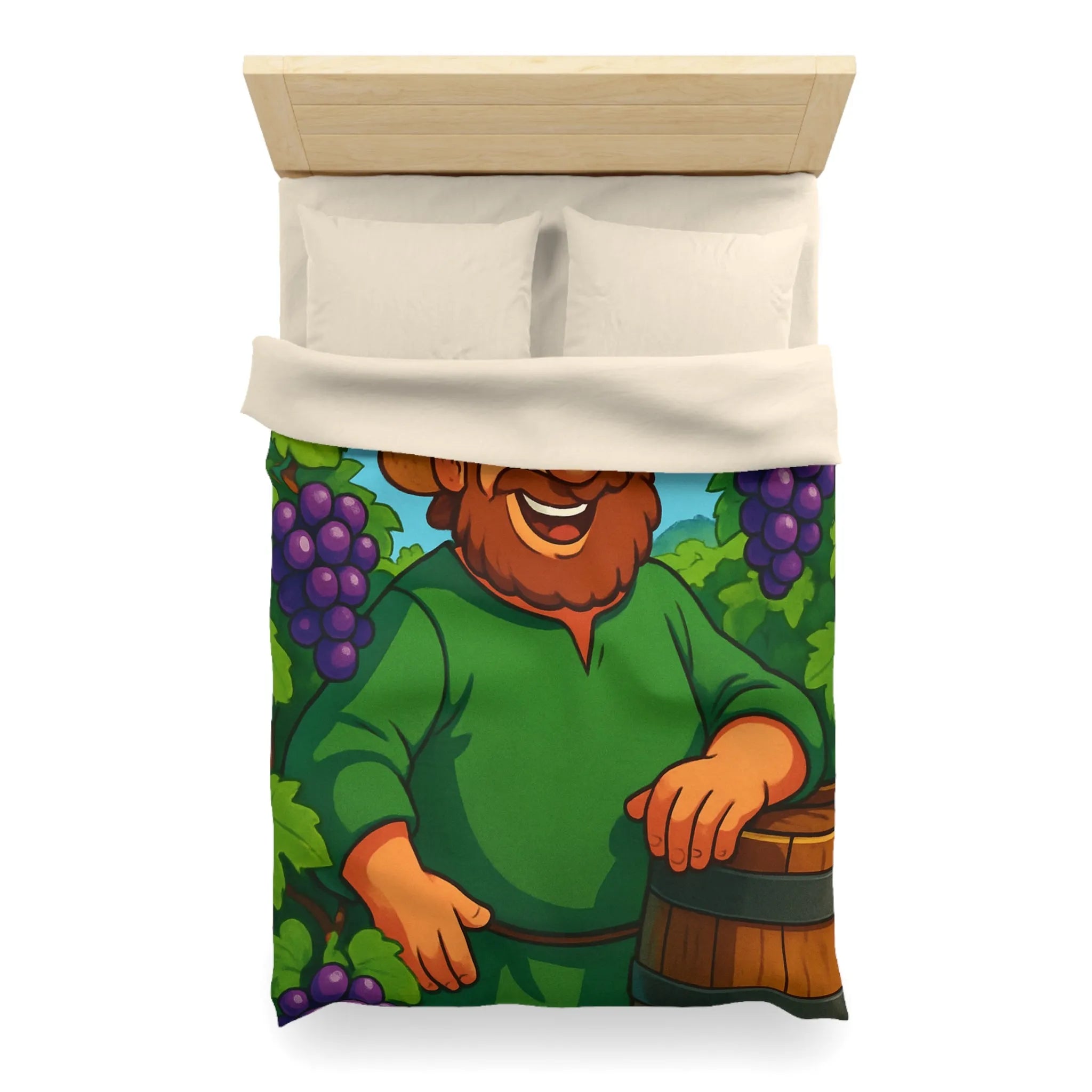 Housse de Couette Microfibre Art Graphique Contemporain Style Décoratif Chambre Tendance