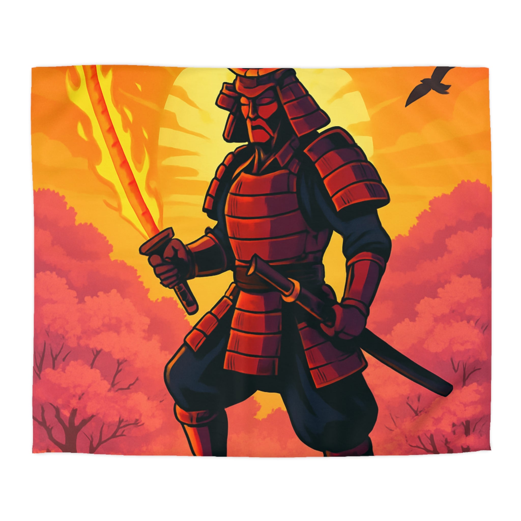 Housse de Couette Microfibre Illustration Unique Design Moderne Décoration Intérieure Raffinée