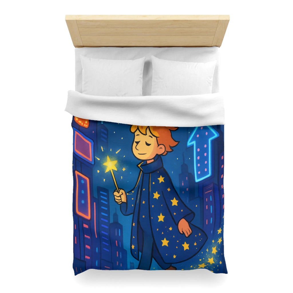 Housse de Couette Microfibre Art Graphique Contemporain Style Décoratif Chambre Tendance