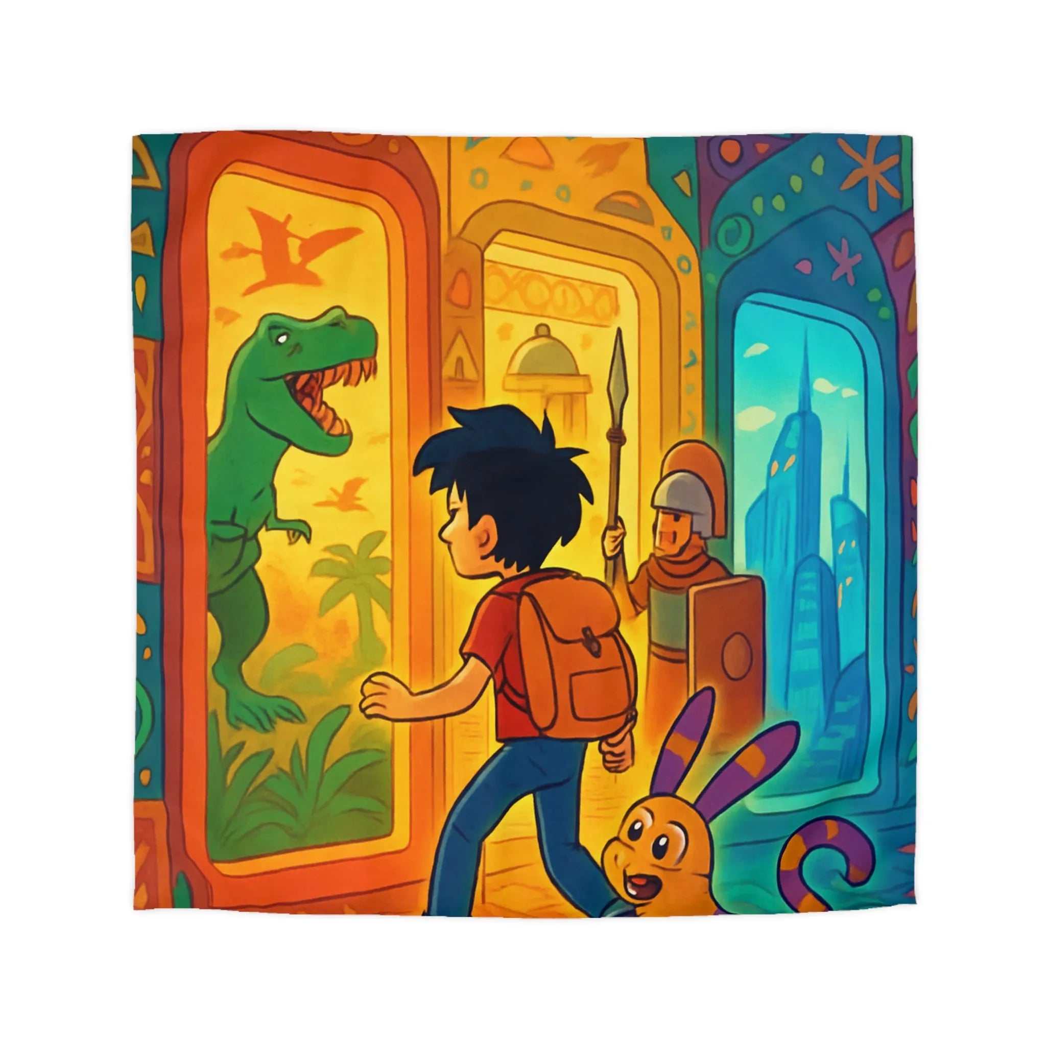 Housse de Couette Microfibre Création Artistique Moderne Design Exclusif Décoration Chambre