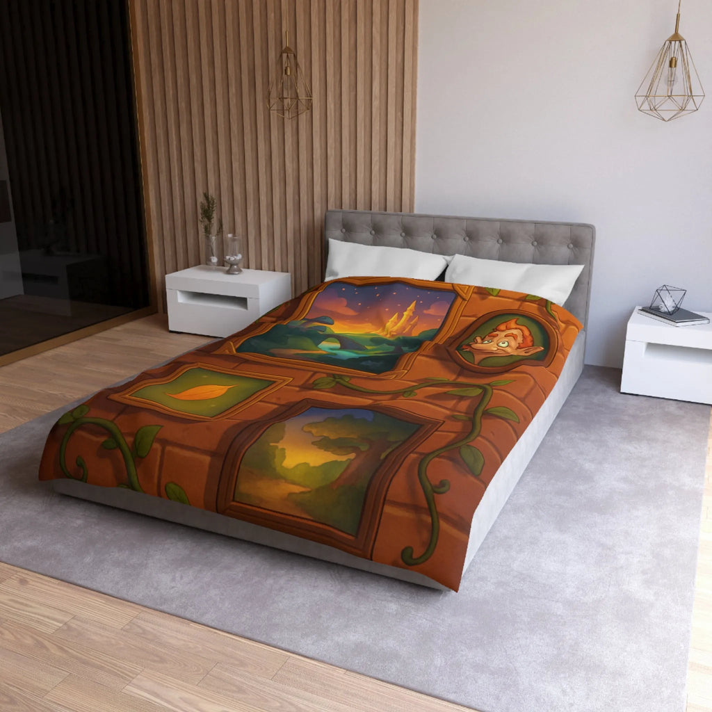 Créez un espace féerique avec cette housse de couette magique et artistique enchantée