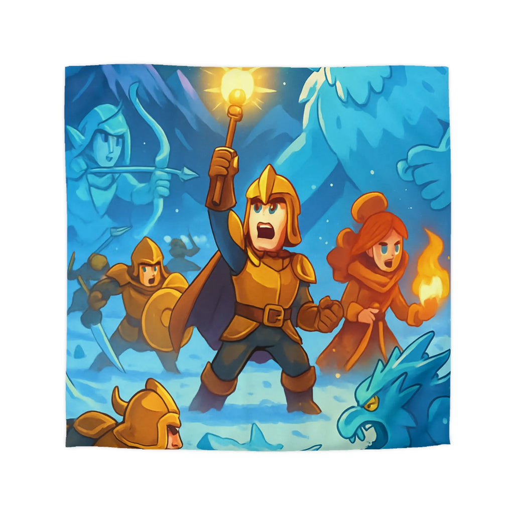 Housse de Couette Microfibre Art Graphique Contemporain Style Décoratif Chambre Tendance