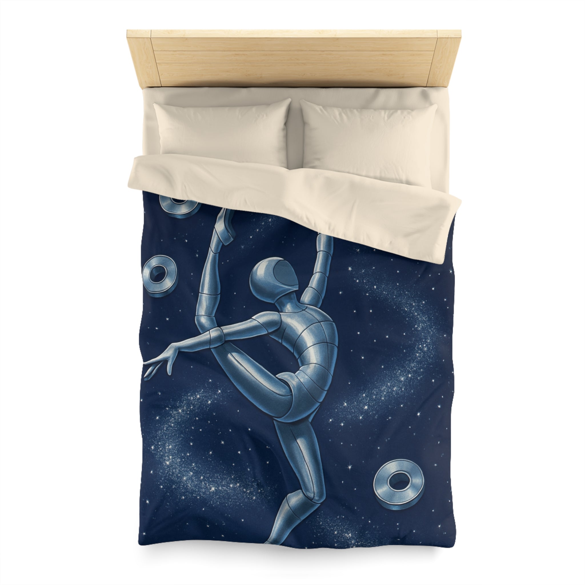 Housse de Couette Microfibre Illustration Unique Design Moderne Décoration Intérieure Raffinée