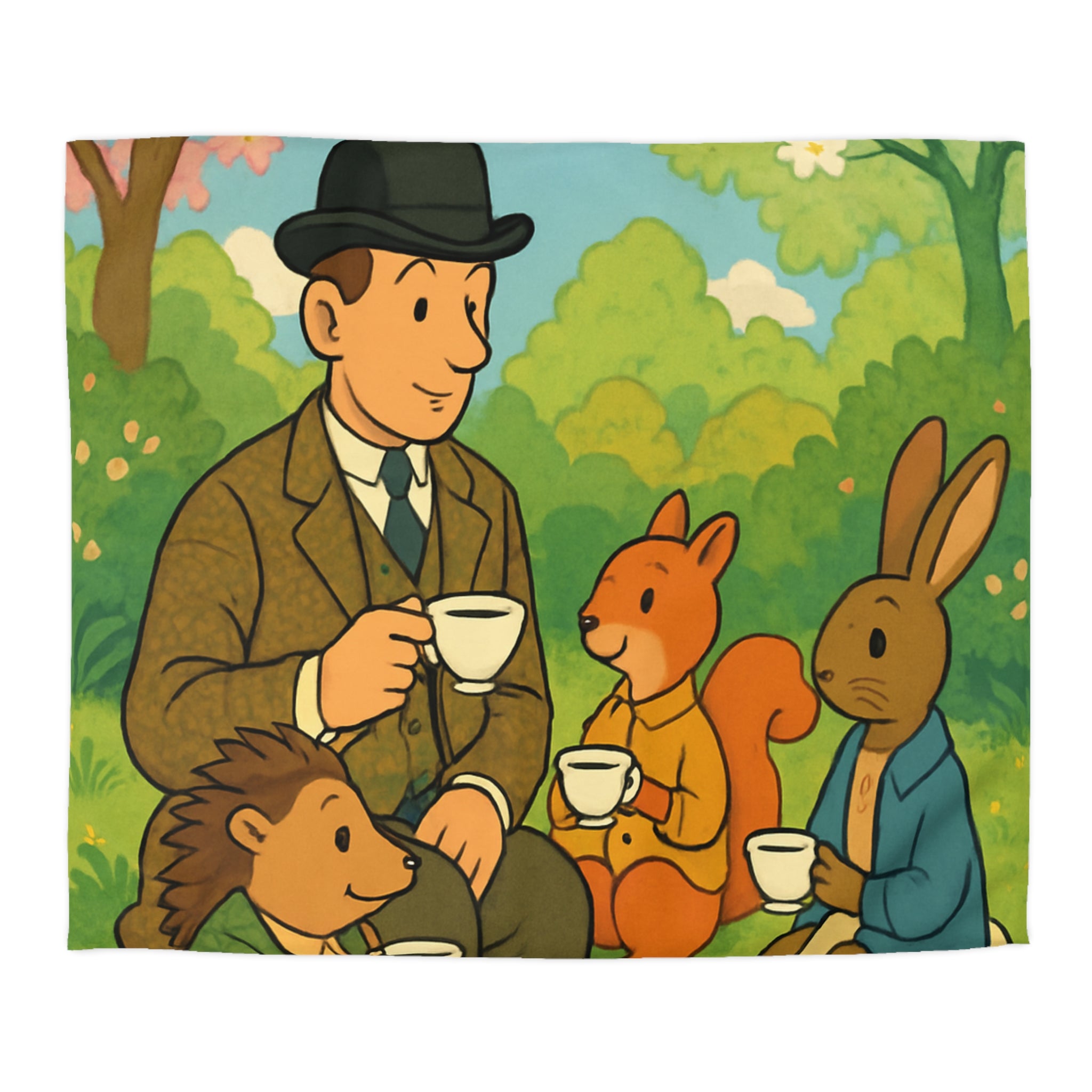 Housse de Couette Microfibre Design Artistique Moderne Décoration Chambre Confort Premium