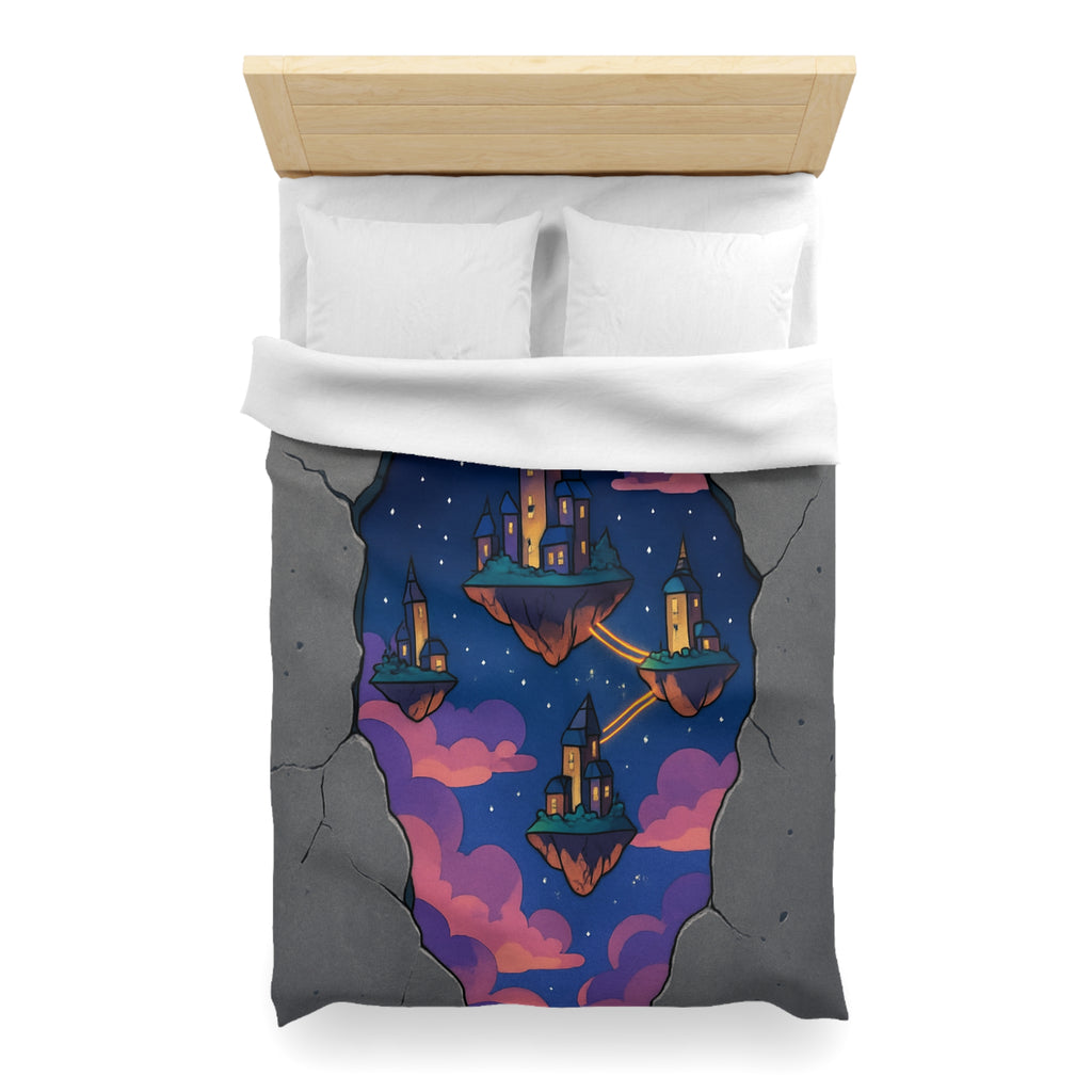 Housse de Couette Microfibre Création Artistique Moderne Design Exclusif Décoration Chambre