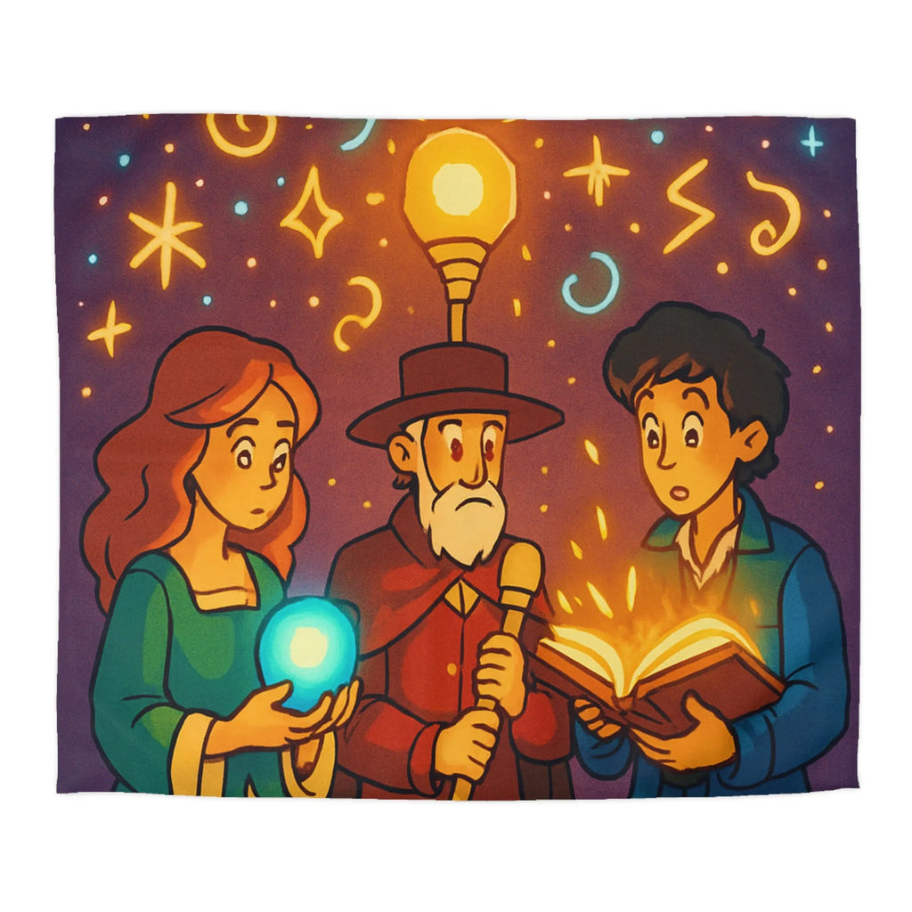 Explorez un Monde Magique avec Housse de Couette Aux Détails Lumineux et Enchantés