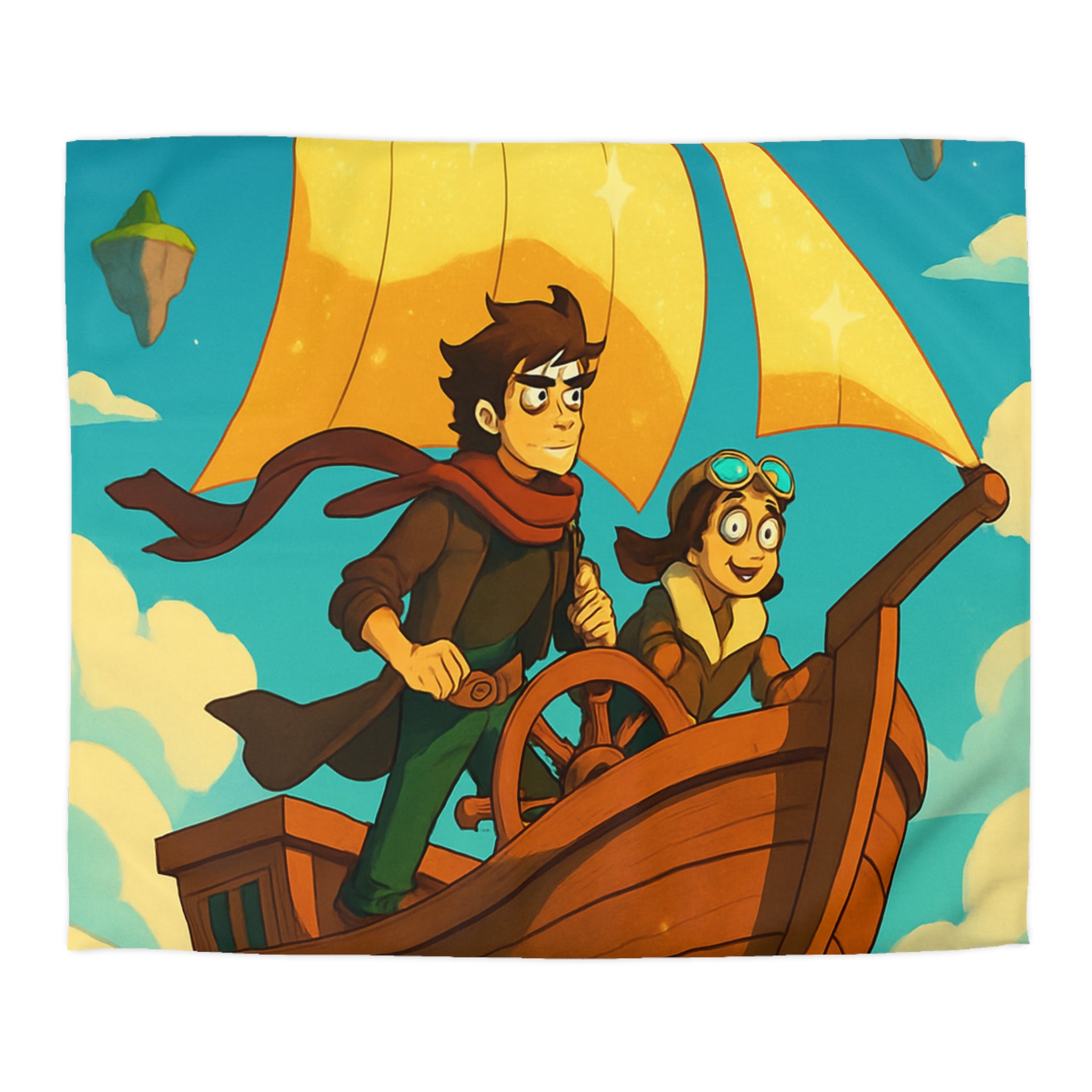 Housse de Couette Microfibre Motif Créatif Original Style Contemporain Chambre Élégante