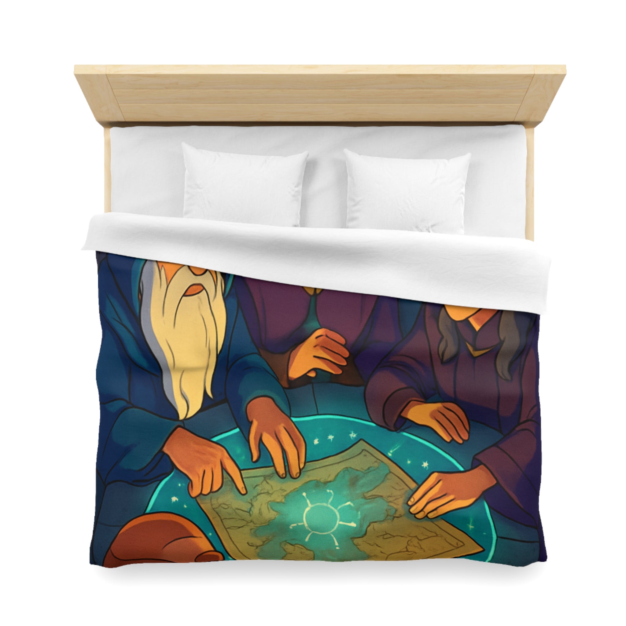 Housse de Couette Microfibre Création Artistique Moderne Design Exclusif Décoration Chambre