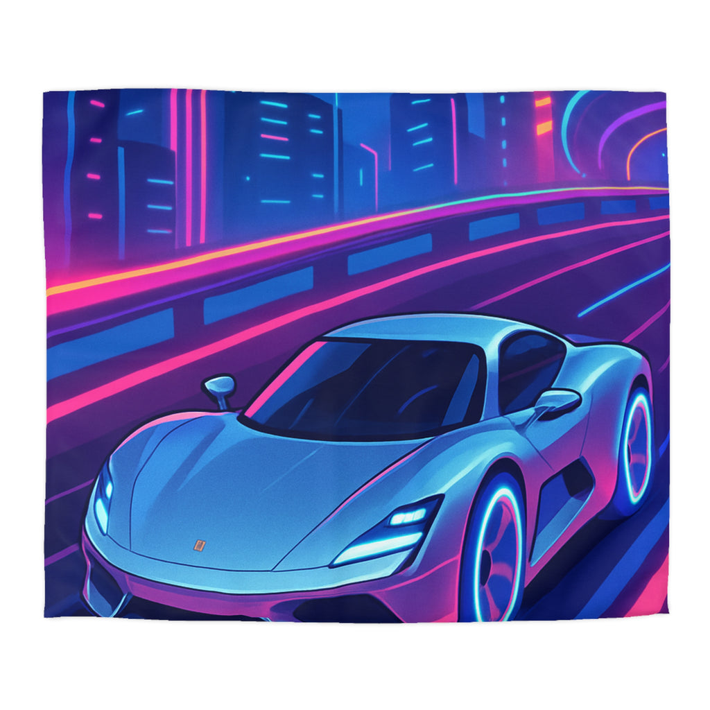 Housse de Couette Microfibre Design Artistique Moderne Décoration Chambre Confort Premium