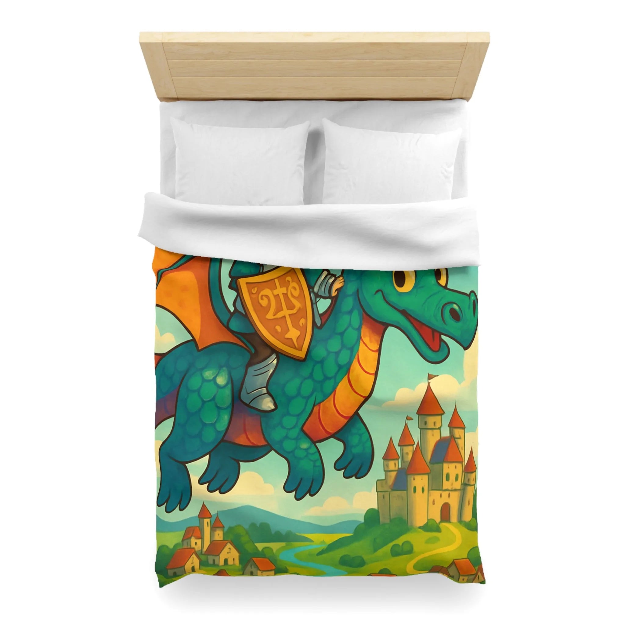 Housse de Couette Microfibre Art Graphique Contemporain Style Décoratif Chambre Tendance