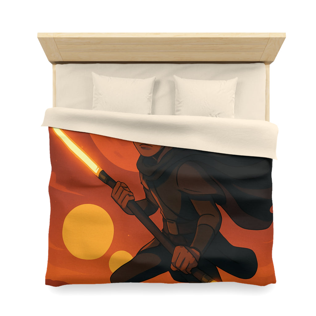 Housse de Couette Microfibre Motif Créatif Original Style Contemporain Chambre Élégante