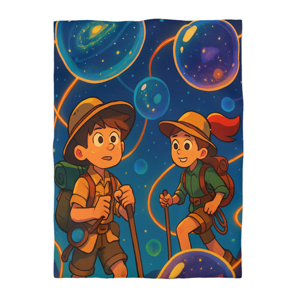 Housse de Couette Microfibre Création Artistique Moderne Design Exclusif Décoration Chambre