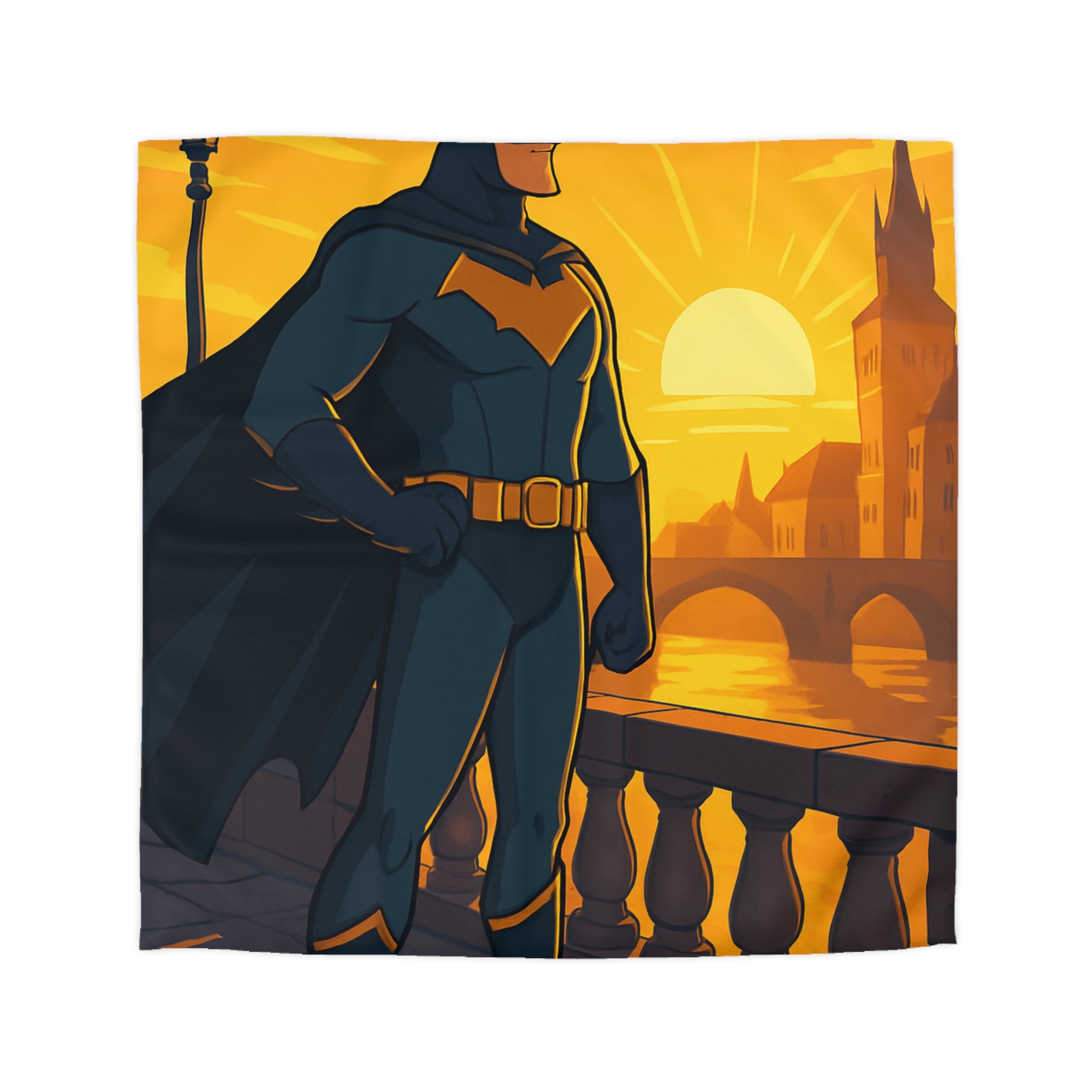 Housse de Couette Microfibre Motif Créatif Original Style Contemporain Chambre Élégante