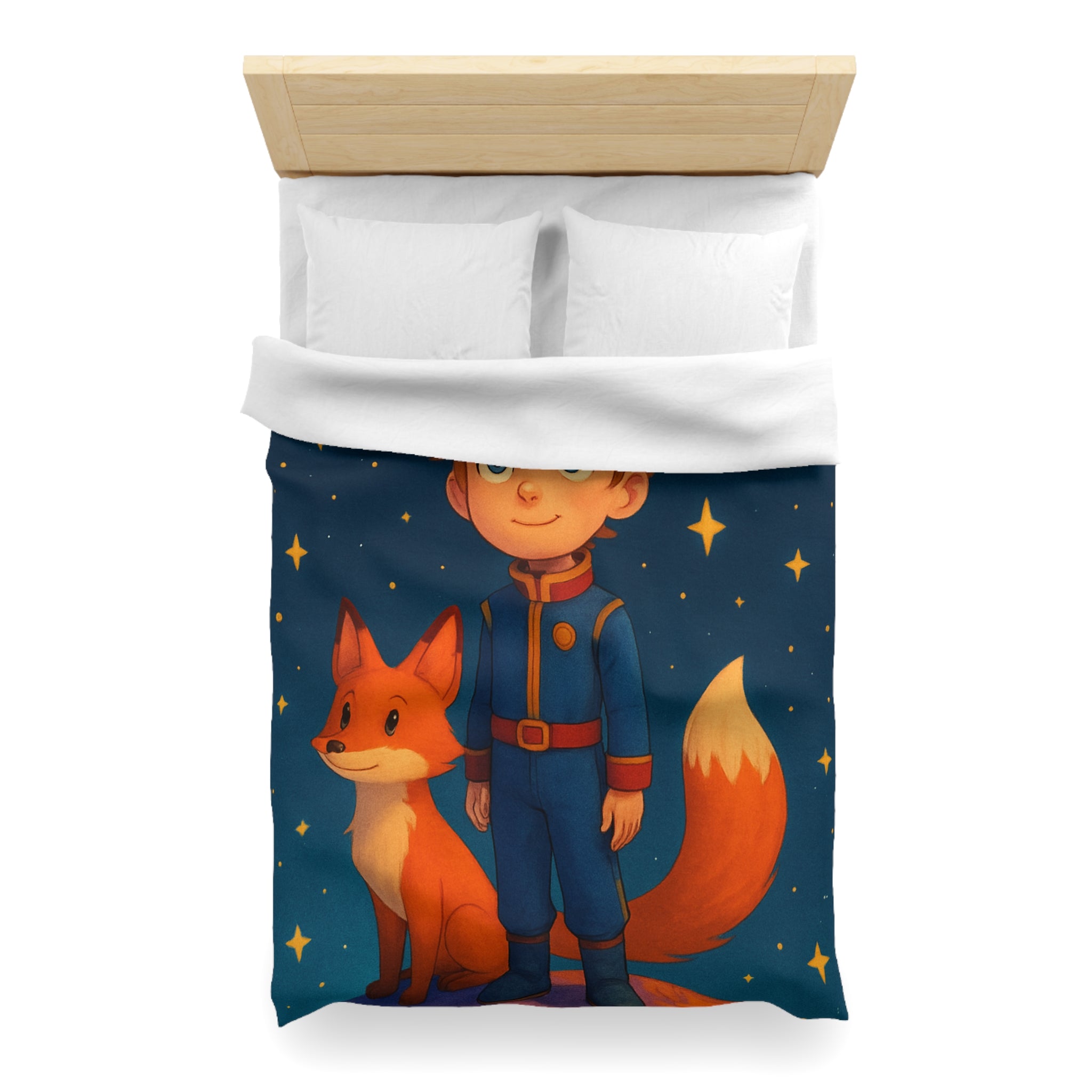 Housse de Couette Microfibre Design Artistique Moderne Décoration Chambre Confort Premium