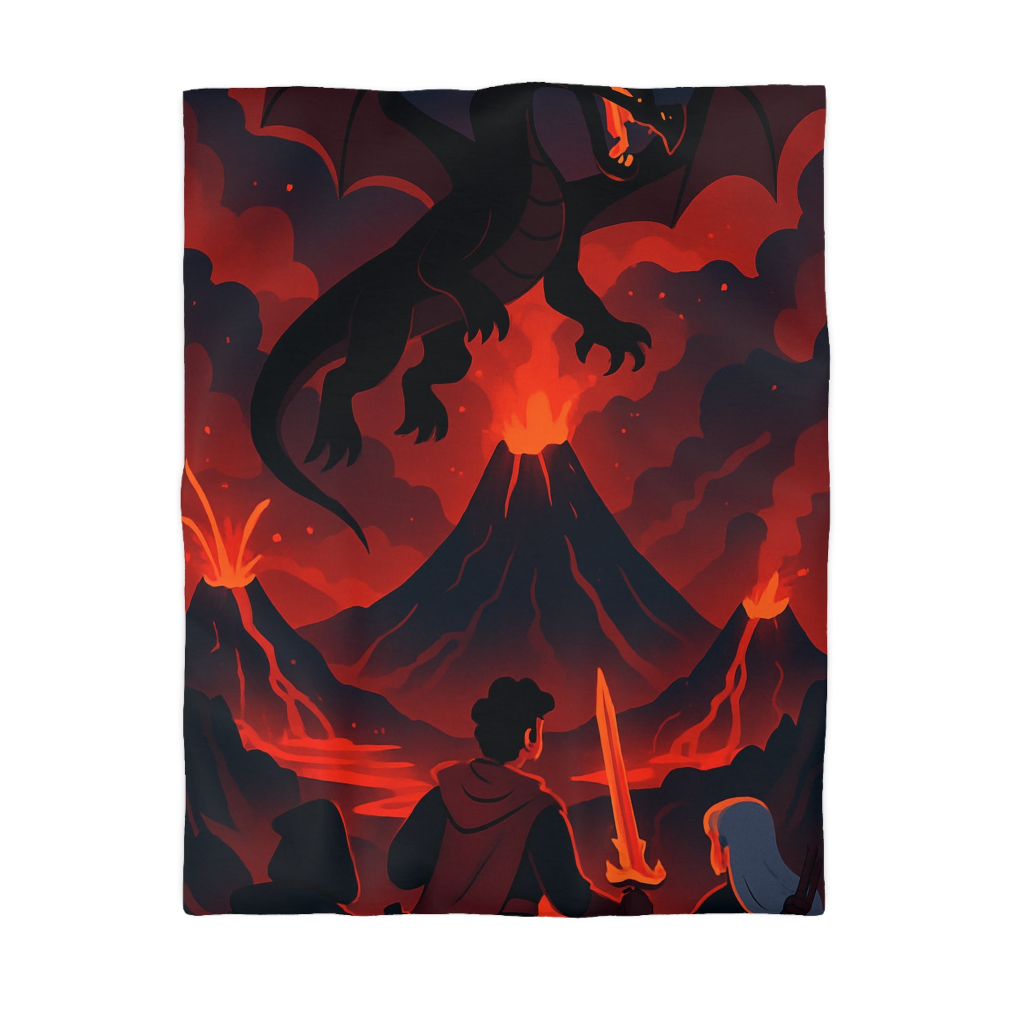 Housse de Couette Microfibre Motif Créatif Original Style Contemporain Chambre Élégante