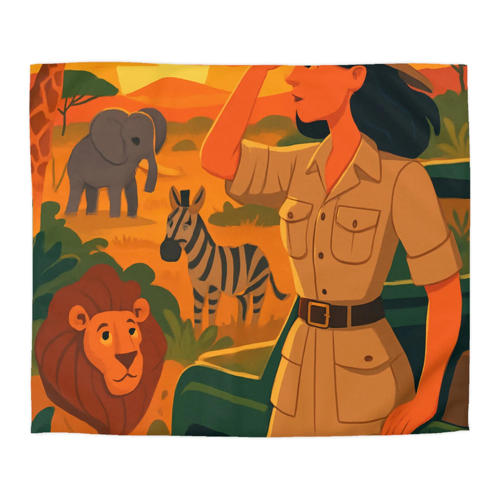 Explorez le safari africain au coucher du soleil avec des animaux majestueux et un guide expert