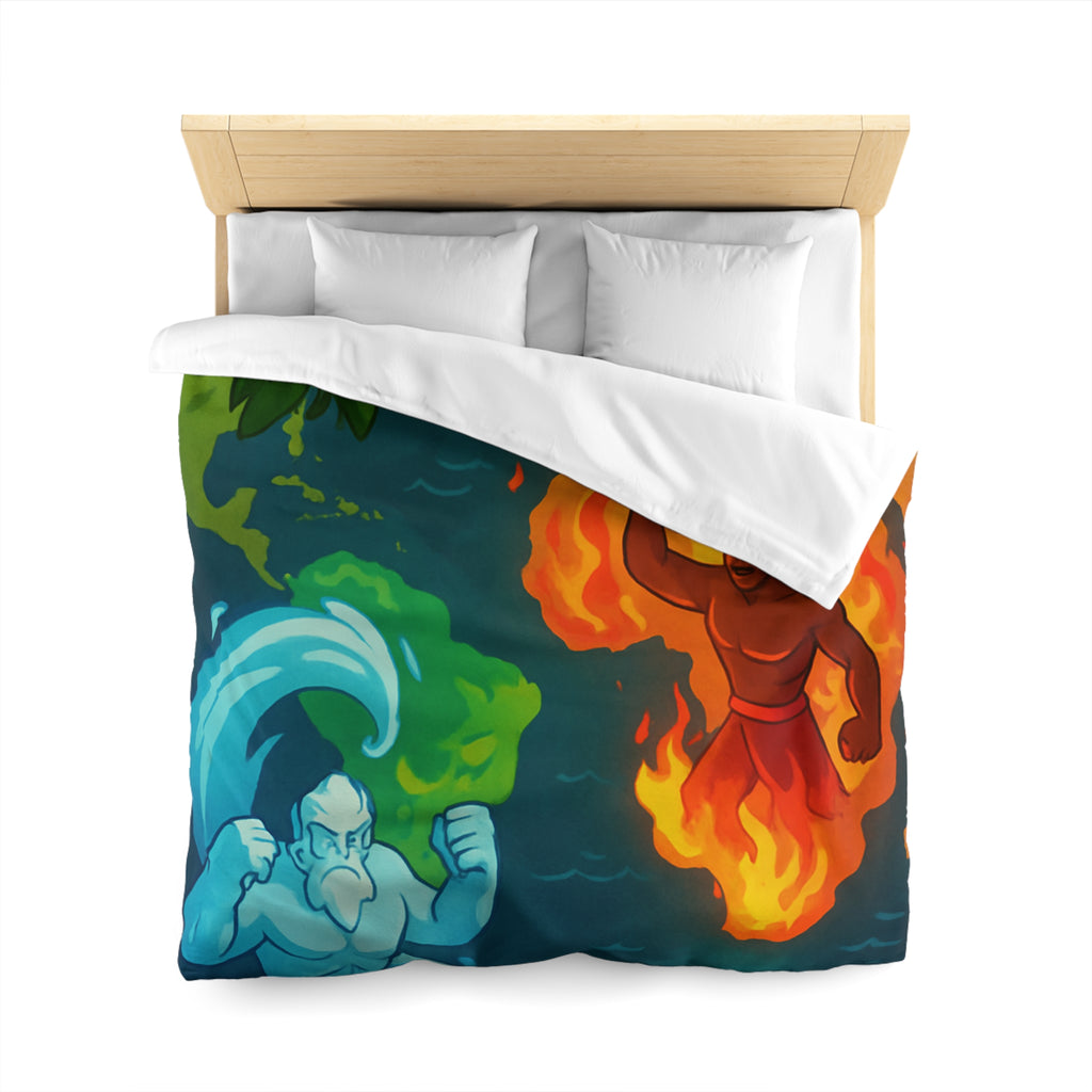 Housse de Couette Microfibre Création Artistique Moderne Design Exclusif Décoration Chambre