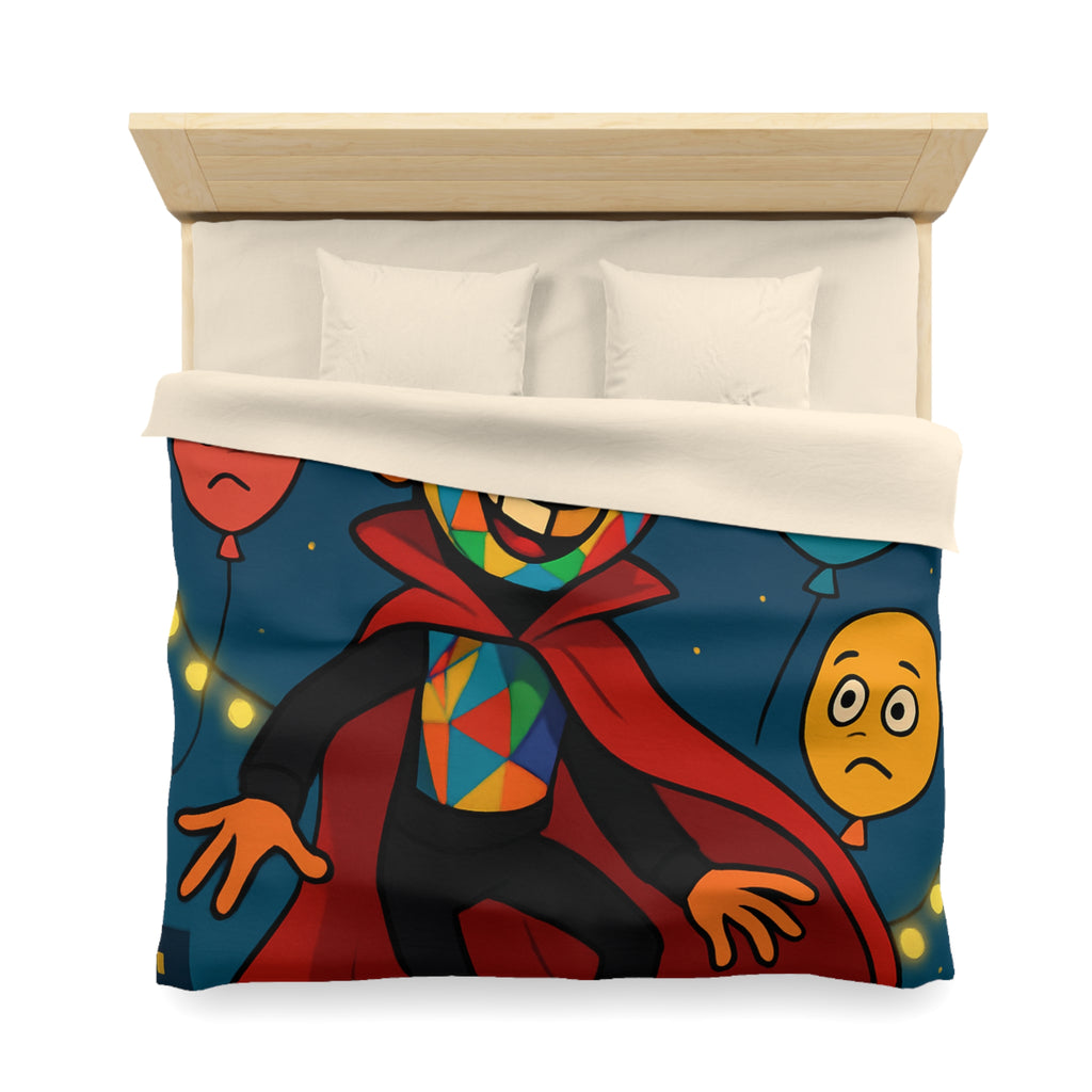 Housse de Couette Microfibre Design Artistique Moderne Décoration Chambre Confort Premium