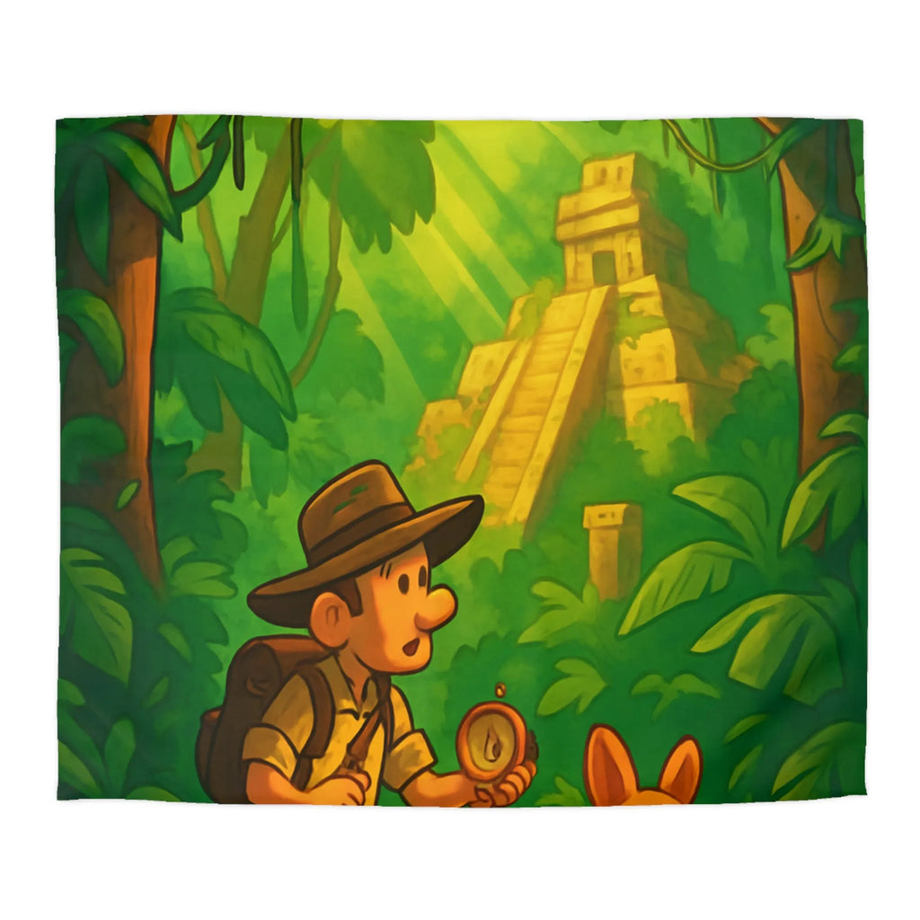 Explorez l'aventure de la jungle avec un explorateur et son fidèle compagnon