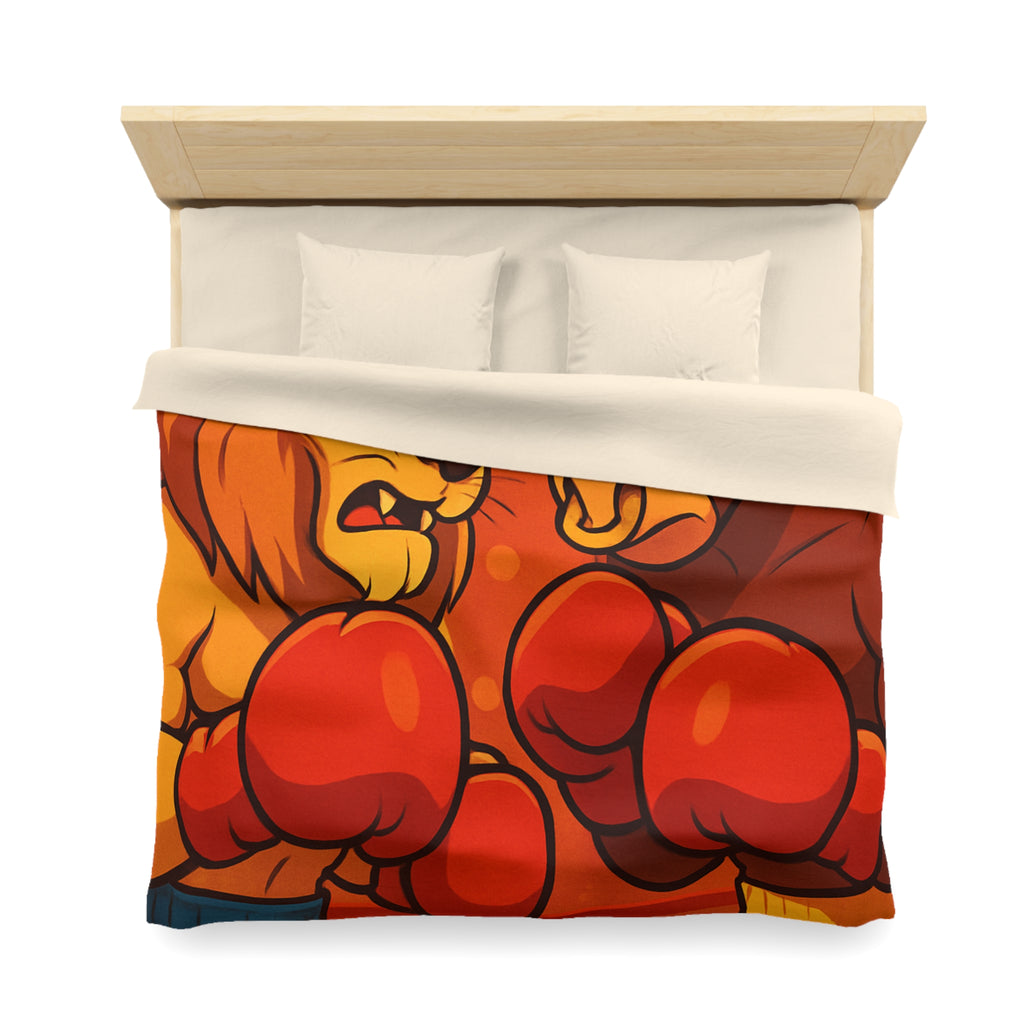 Housse de Couette Microfibre Design Artistique Moderne Décoration Chambre Confort Premium