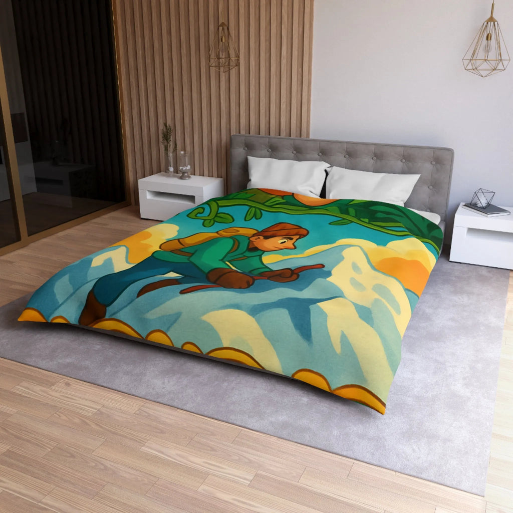 Housse de Couette Microfibre Création Artistique Moderne Design Exclusif Décoration Chambre