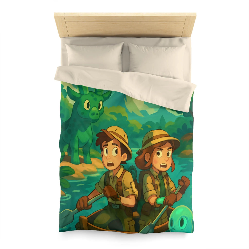 Exploration mystique en forêt tropicale avec créatures enchantées pour aventure fascinante de rêves