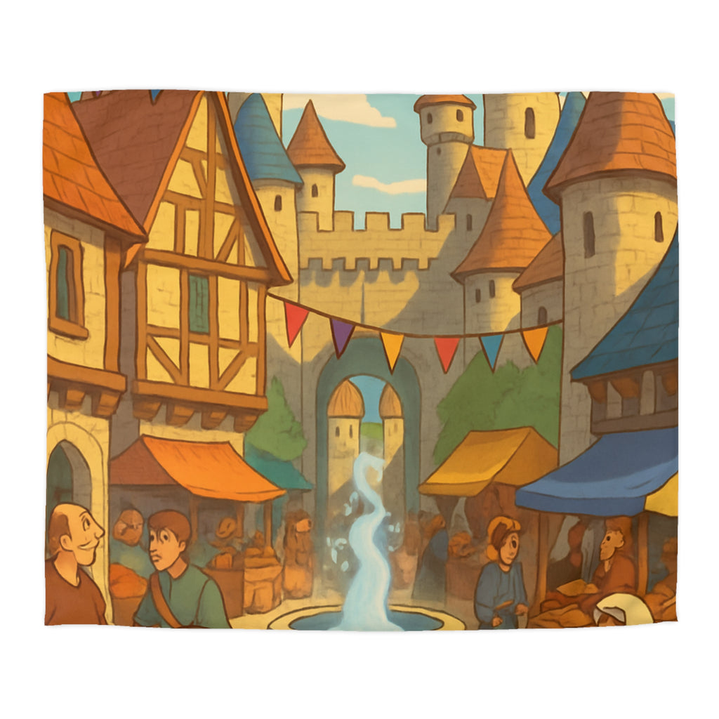 Housse de Couette Microfibre Design Artistique Moderne Décoration Chambre Confort Premium