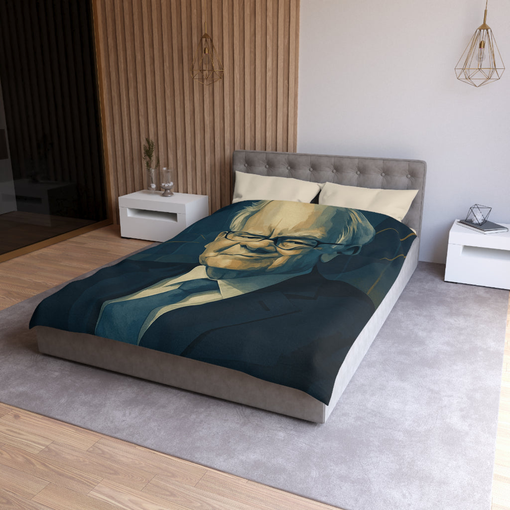 Housse de Couette Microfibre Design Artistique Moderne Décoration Chambre Confort Premium