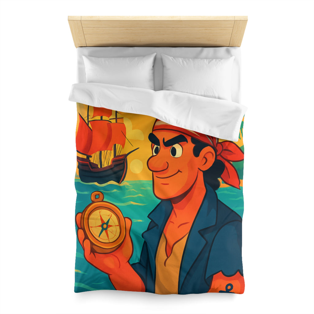 Housse de Couette Microfibre Illustration Unique Design Moderne Décoration Intérieure Raffinée