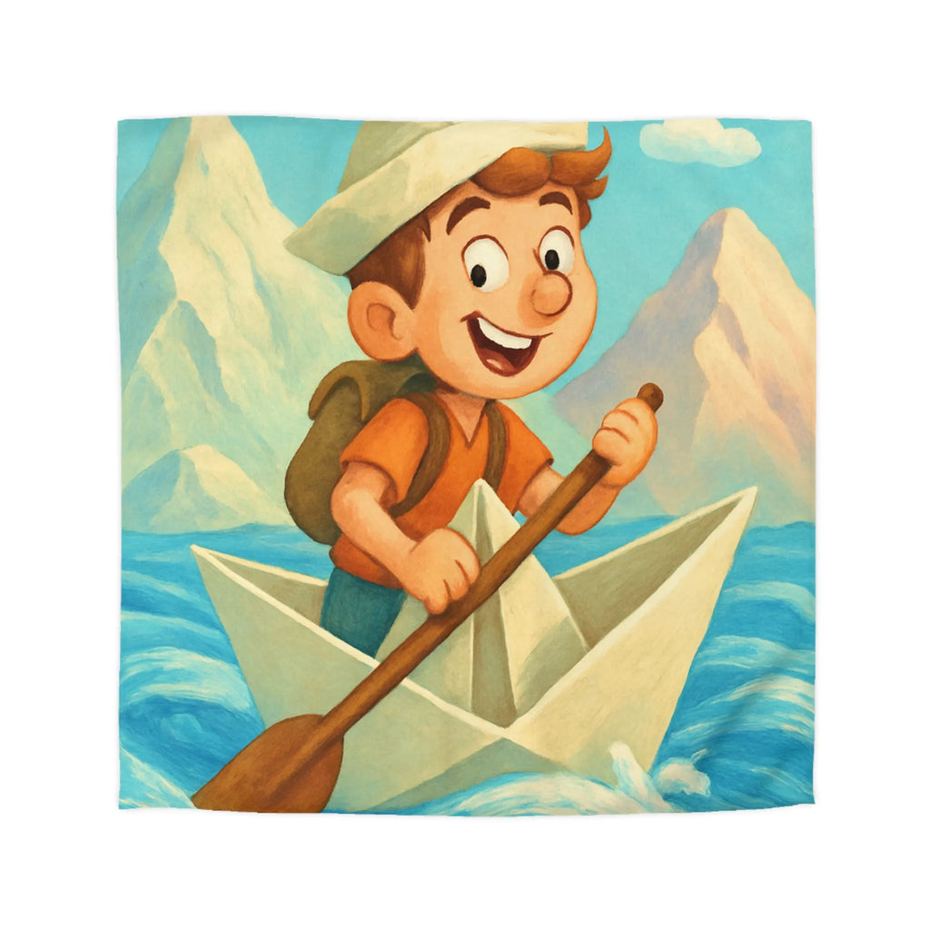 Housse de Couette Microfibre Art Graphique Contemporain Style Décoratif Chambre Tendance