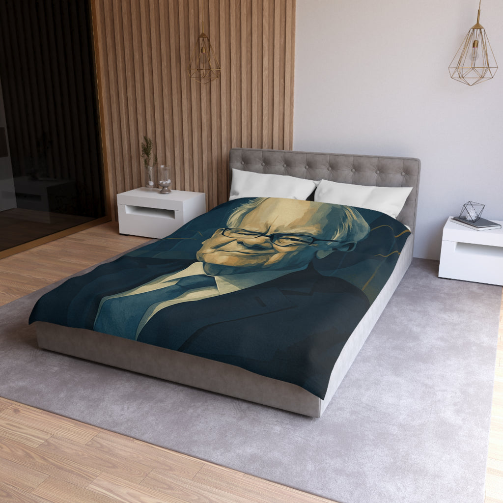 Housse de Couette Microfibre Design Artistique Moderne Décoration Chambre Confort Premium