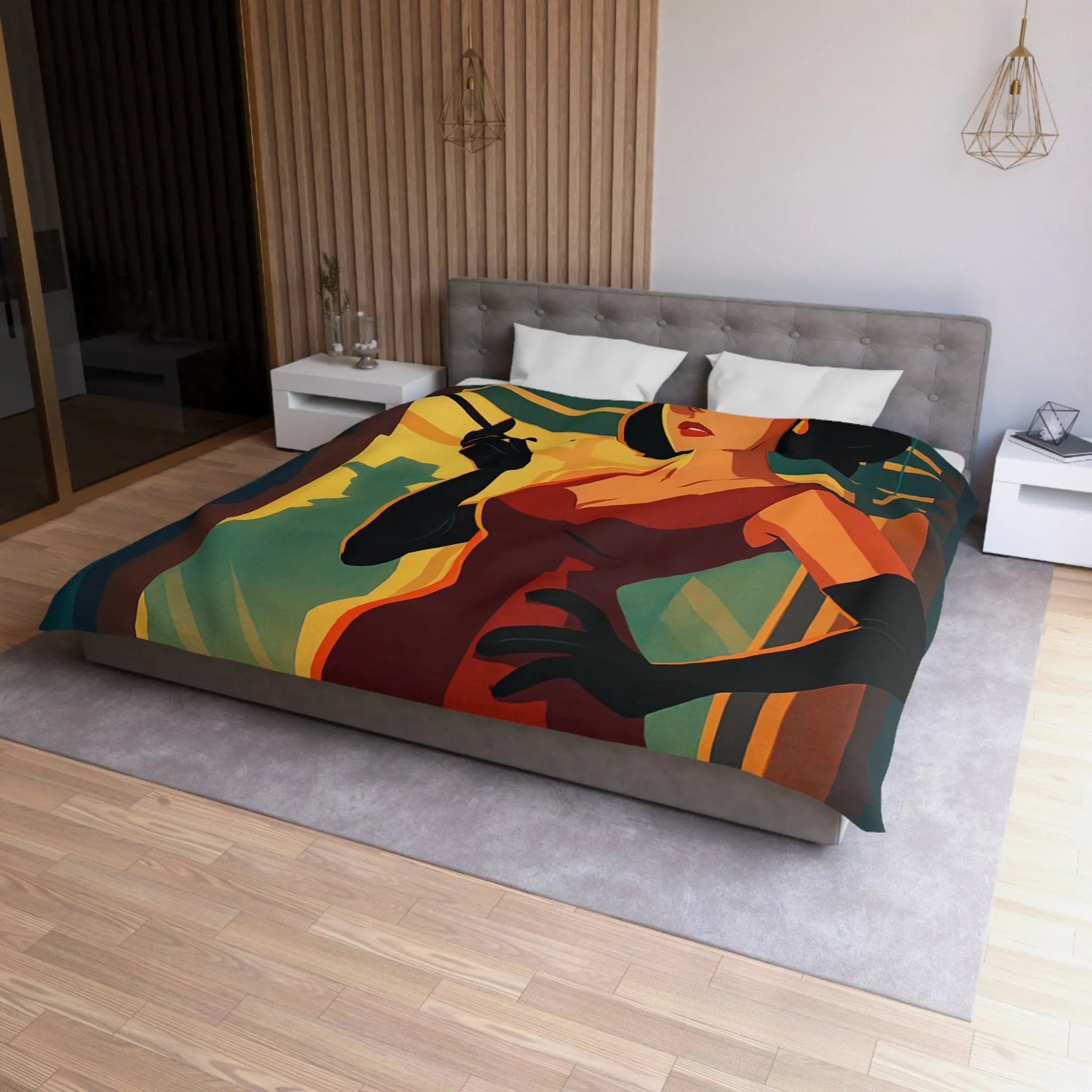 Élégance rétro avec femme fatale smoking pour ambiance nocturne mystérieuse en rouge profond