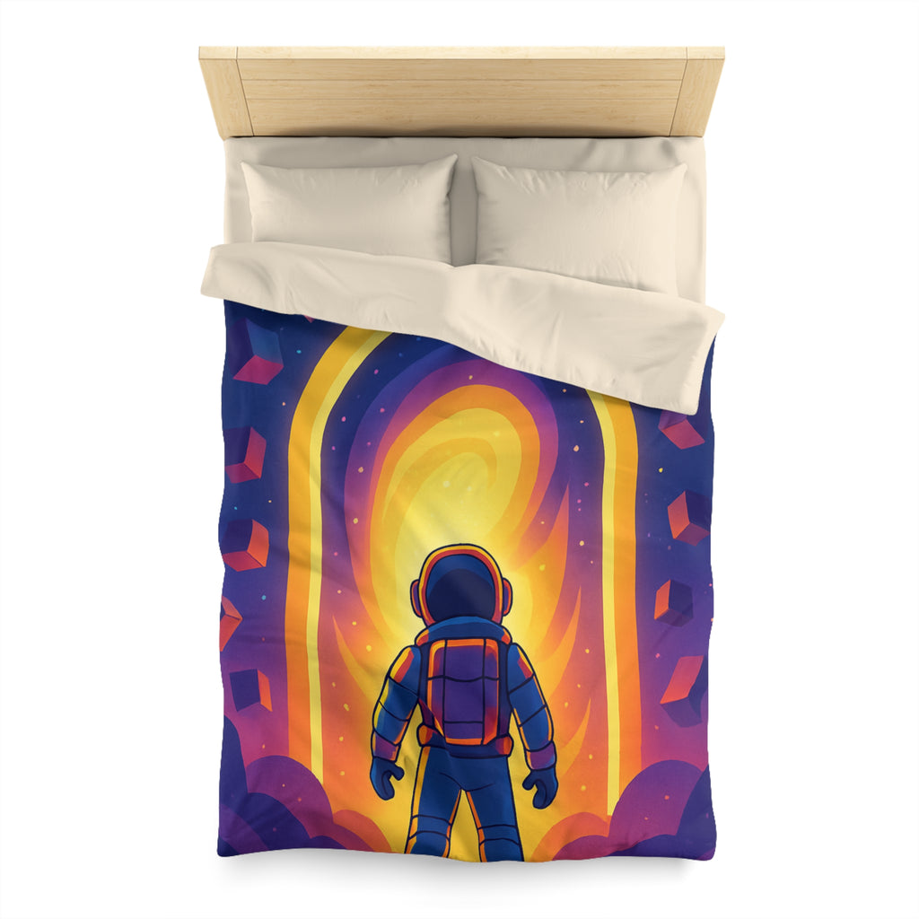 Housse de Couette Microfibre Illustration Unique Design Moderne Décoration Intérieure Raffinée