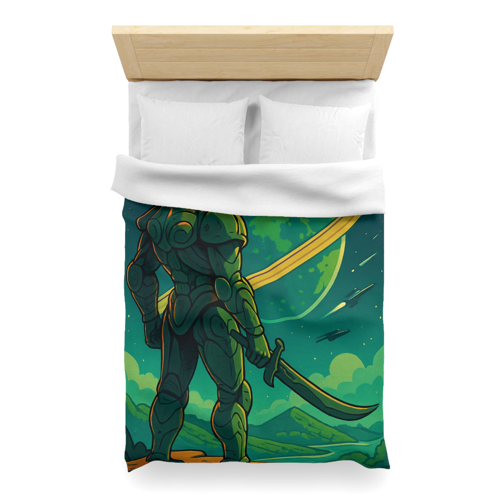 Housse de Couette Microfibre Design Artistique Moderne Décoration Chambre Confort Premium