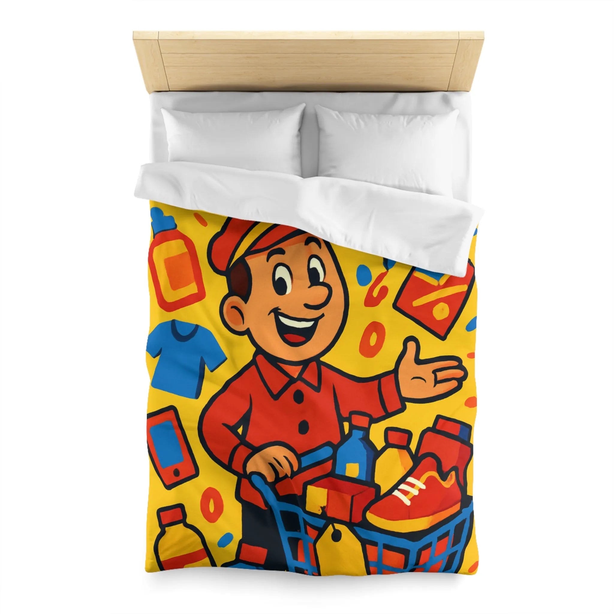 Housse de Couette Microfibre Création Artistique Moderne Design Exclusif Décoration Chambre