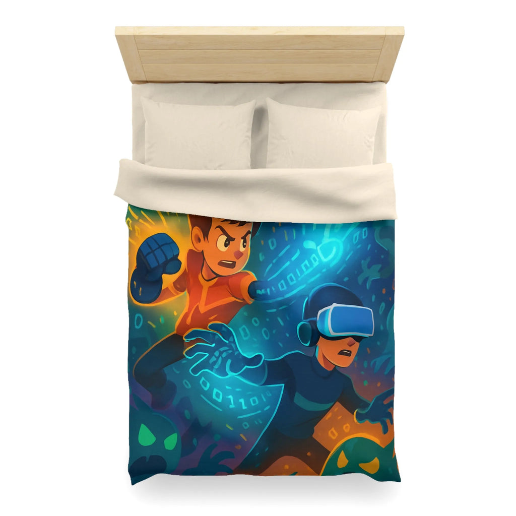 Housse de Couette Microfibre Création Artistique Moderne Design Exclusif Décoration Chambre