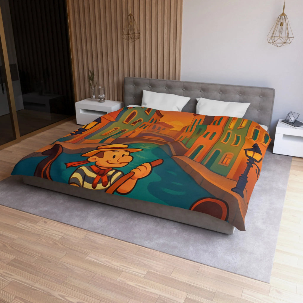 Housse de Couette Microfibre Création Artistique Moderne Design Exclusif Décoration Chambre