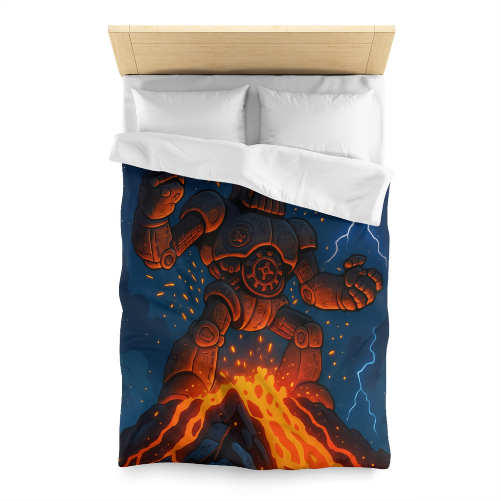 Housse de Couette Microfibre Design Artistique Moderne Décoration Chambre Confort Premium