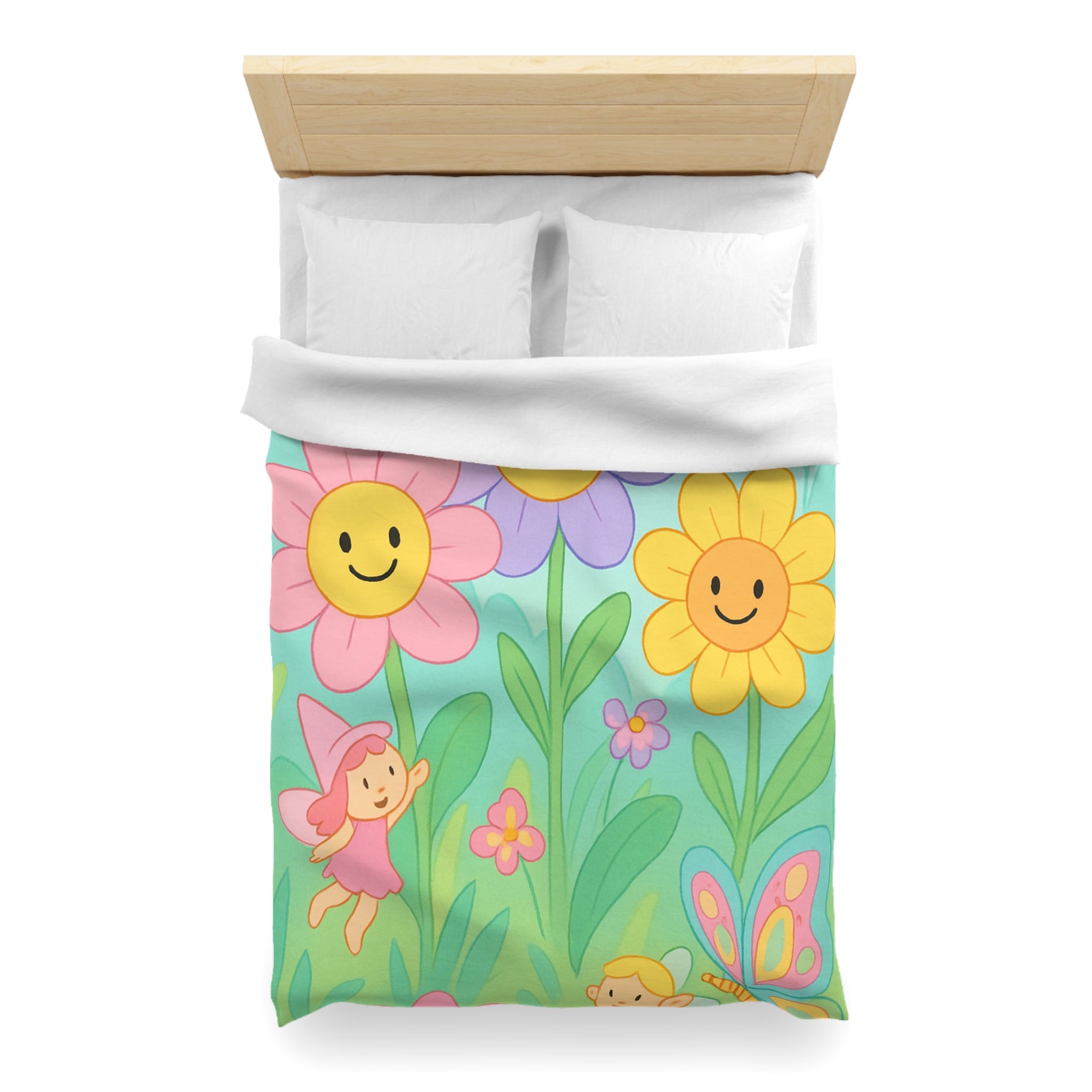 Housse de Couette Microfibre Design Artistique Moderne Décoration Chambre Confort Premium