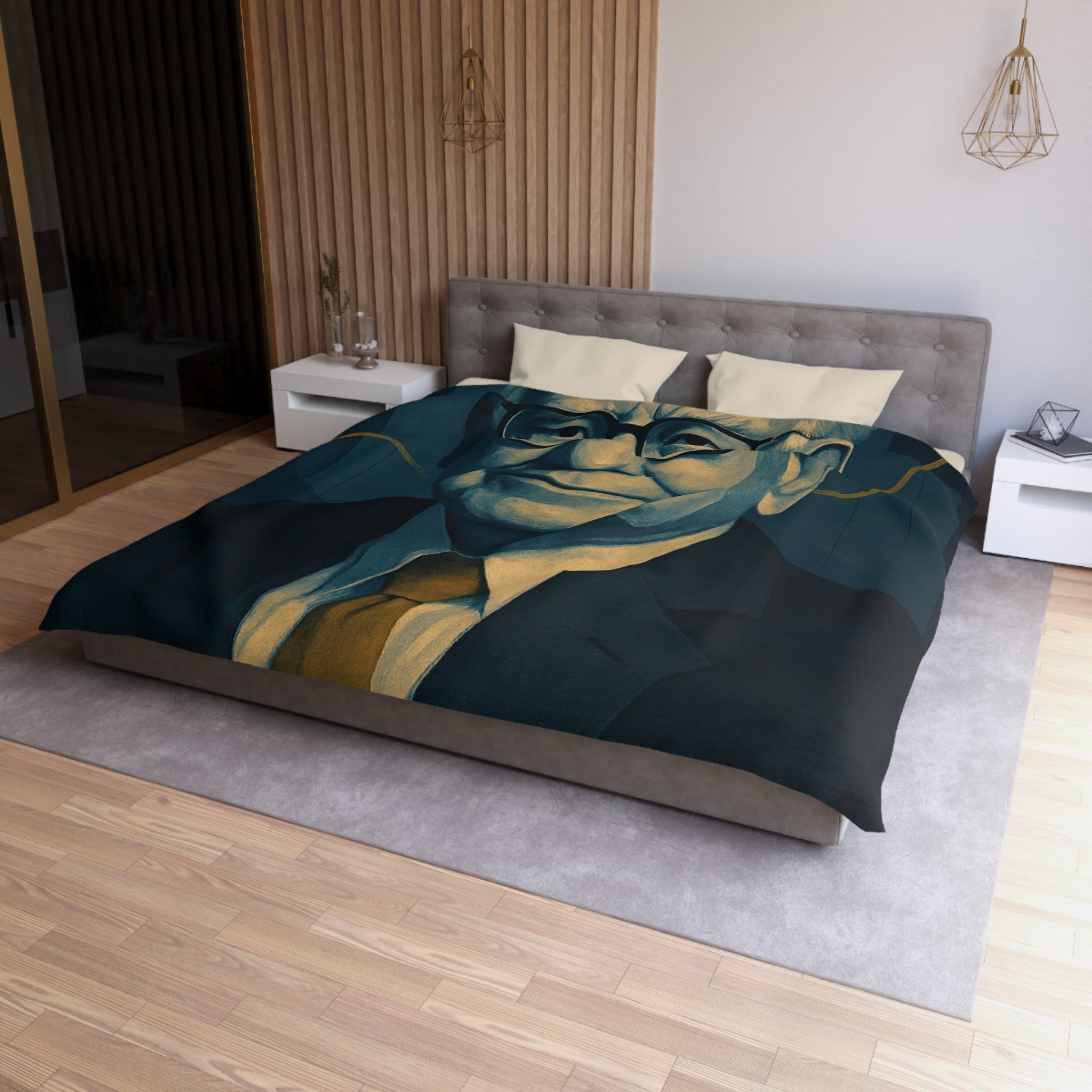 Housse de Couette Microfibre Création Artistique Moderne Design Exclusif Décoration Chambre