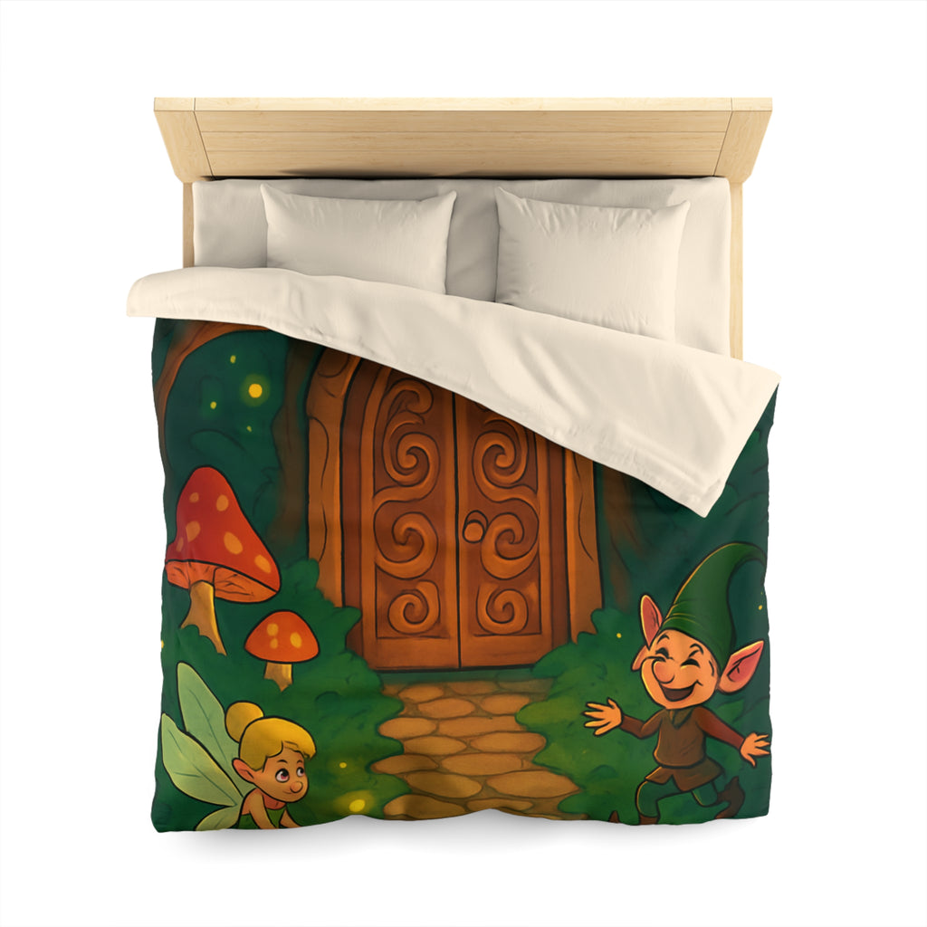 Housse de Couette Microfibre Motif Créatif Original Style Contemporain Chambre Élégante